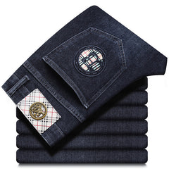 Men's Slim Straight Casual Business Casual Stretch Jeans