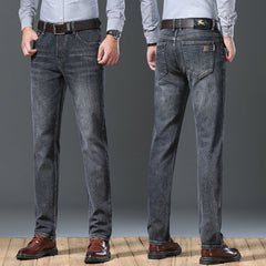 Men's Business Straight Casual Stretch Jeans