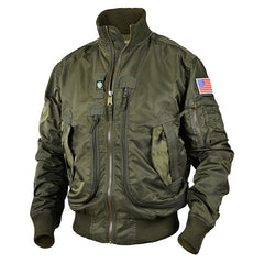 men's tactical stand collar jacket