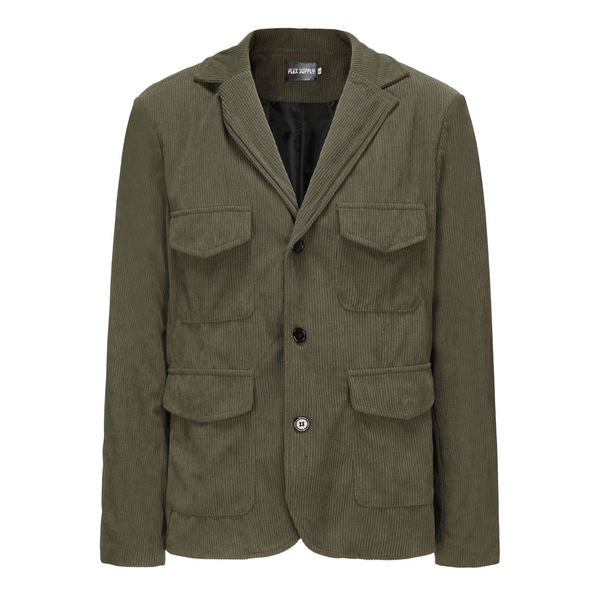 New Men's Corduroy Multi-Pocket Trendy Jacket