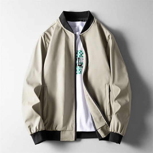 Men's Stand Collar Business Casual Slim Jacket