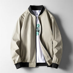 Men's Stand Collar Business Casual Slim Jacket