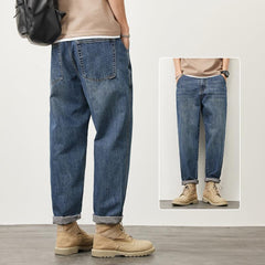 Men's Retro Loose Straight Casual Jeans