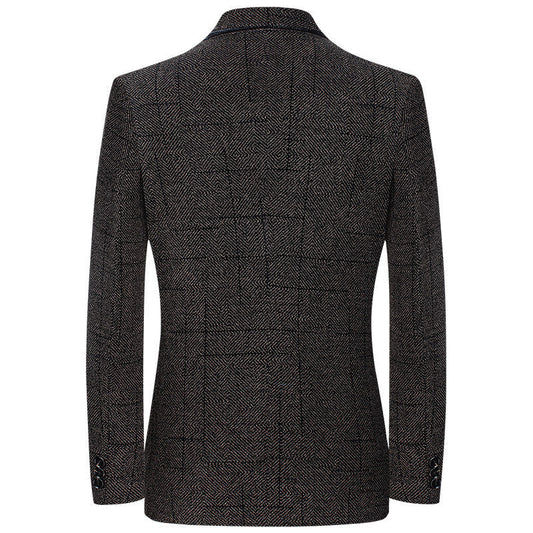 Men's New Winter Style Cotton and Thickened Casual Blazer