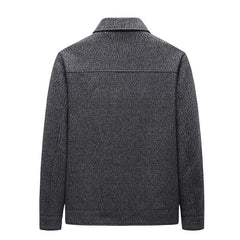 2024 Men's Woolen Fashion Soft Business Casual Jacket