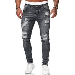 Men's Ripped Slim Jeans