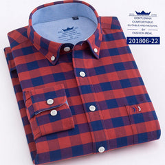 Business casual check shirt