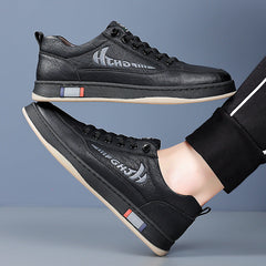 Breathable casual retro non-slip leather shoes