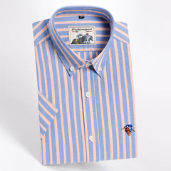 Men's Pure Cotton Breathable Plaid Casual Shirt