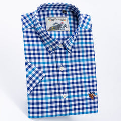 Men's Pure Cotton Breathable Plaid Casual Shirt