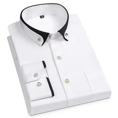 Men's Slim Fit Non-Iron Long Sleeve Shirt