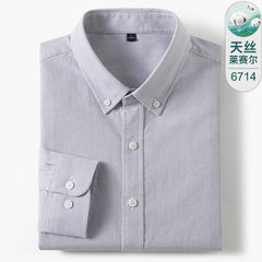 Men's High-end Business Casual Cotton Plaid Shirt