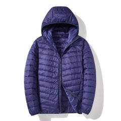 Men's White Duck Down Casual Warm Down Jacket
