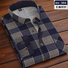 Pure cotton men's printed shirt