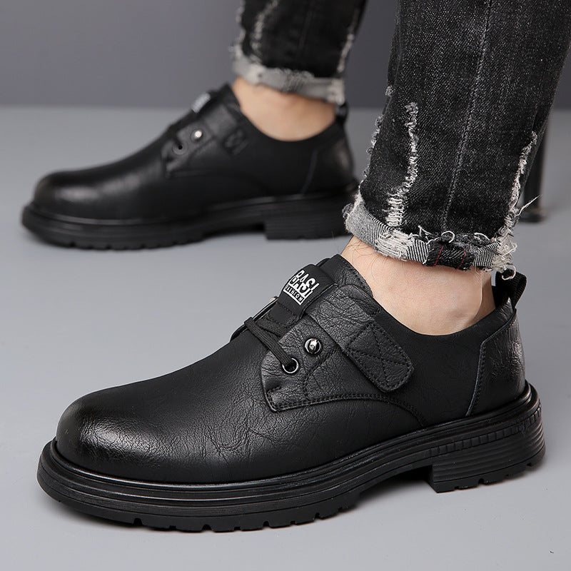 Men's Retro Trendy Versatile Casual Leather Shoes