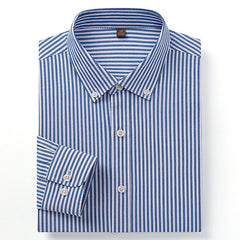Men's Business Casual Striped Shirt