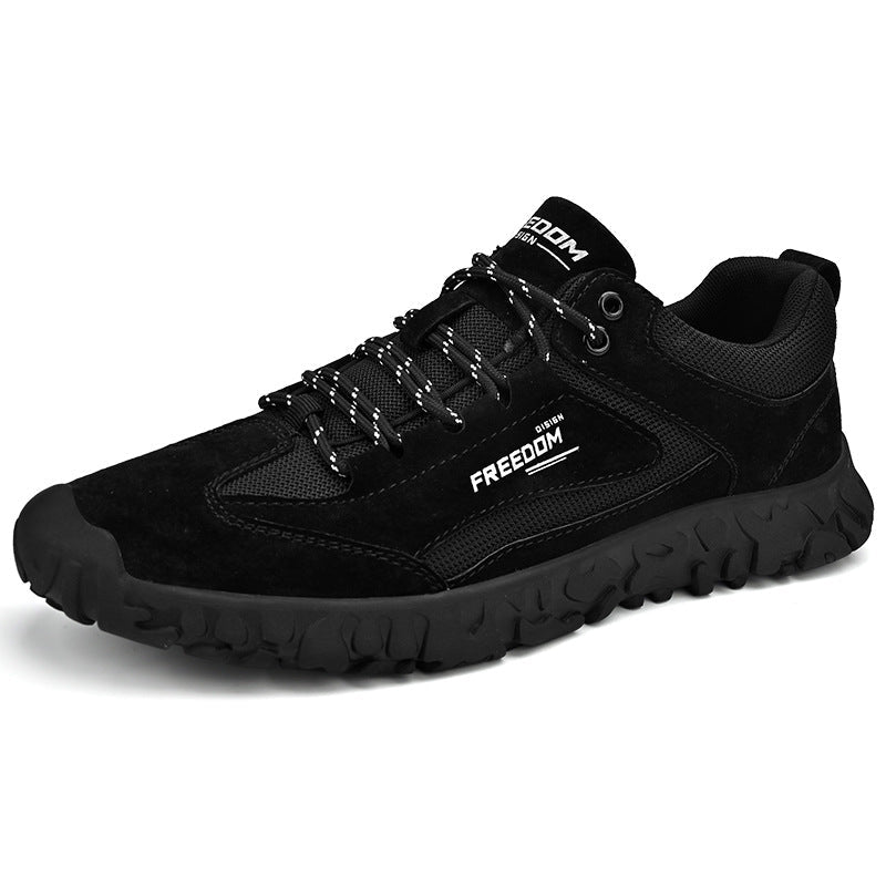Large size hollow mesh shoes