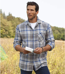Men's large size printed loose shirt