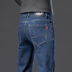 2024 New High-end Men's Straight Slim Stretch Casual Jeans
