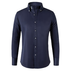 New Business Casual Crystal Button Shirt