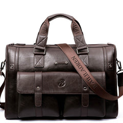Men's Retro Casual Business Portable Cross-body Bag Briefcase