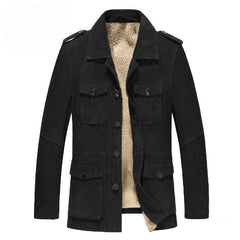 Men's Suede Cold-proof and Antifreeze Thickened Jacket