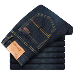 Men's Stretch Slim Business Straight Jeans