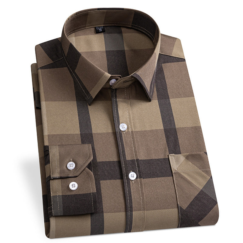 New Men's Cotton Casual Fashion Versatile Shirt