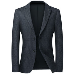 2024 New Men's Houndstooth Slim Business Casual Blazer