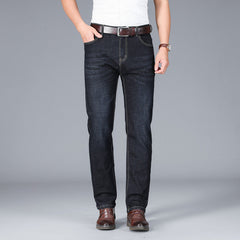 Men's Straight Stretch Business Casual Jeans