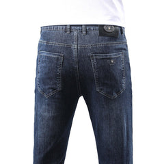 Men's Business Straight Elastic Fashionable Casual Versatile Jeans