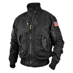 men's tactical stand collar jacket