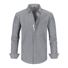 Men's Business Anti-wrinkle Zipper Shirt