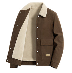 Men's Suede Thick Warm Casual Jacket