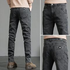 New Straight Elastic Casual All-Match Jeans