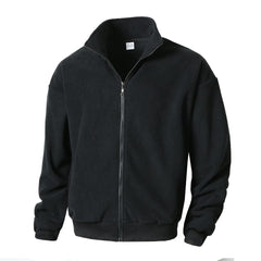 Men's Stand Collar Casual Polar Fleece Warm Jacket