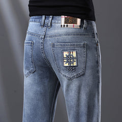 2023 New High-end Slim Straight Stretch Jeans