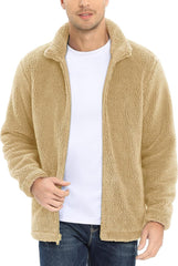 Men's New Lambskin Warm Stand Collar Jacket