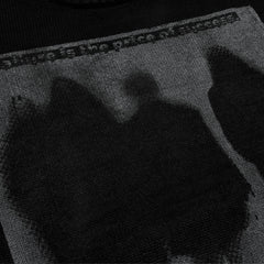 Men's Dark Ghost Print Knit Sweater