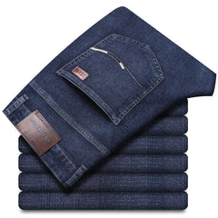Men's Trendy All-match Loose Stretch Jeans