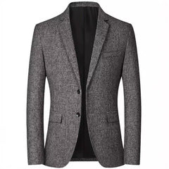 2024 Men's Solid Color Casual Commuter Blazer
