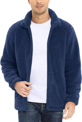 Men's New Lambskin Warm Stand Collar Jacket