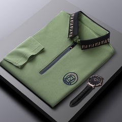 2022 Embroidered Business Lapel POLO Shirt