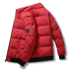 Men's Stand Collar Slim Thickened Jacket