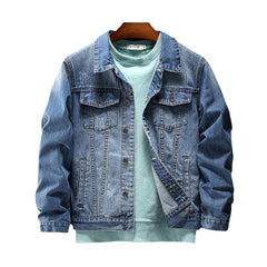 Embroidered denim jacket