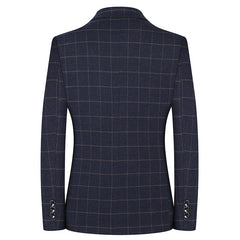 2024 New All-match Plaid Breathable and Comfortable Temperament Business Casual Blazer