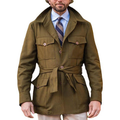 Men's Slim Fit Multi-pocket Thin Large Size Casual Windbreaker Jacket