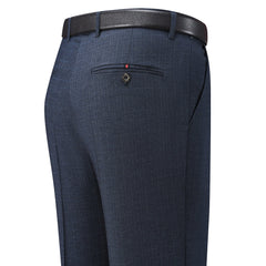 Men's Silk Straight Business Suit Trousers