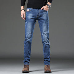 Trendy stretch casual business jeans