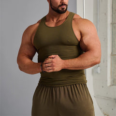 Men's Threaded Tights Fitness Vest